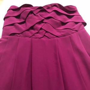 Express strapless mini dress